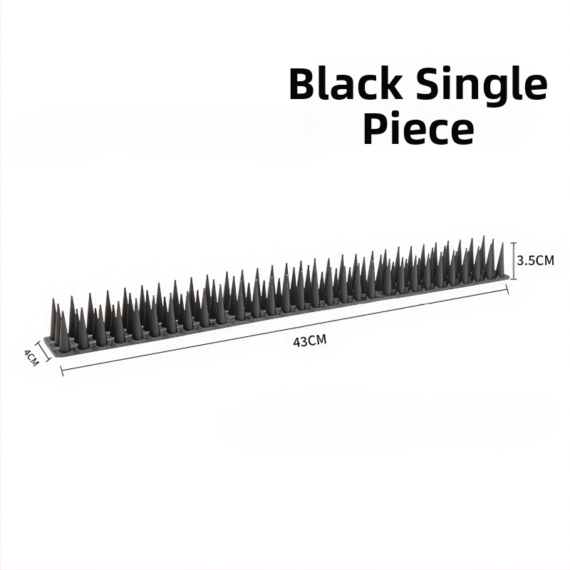 Пластмасови шпори за отблъскване на птици, 12 броя, PP материал, за балкон и двор, защита от птици и котки