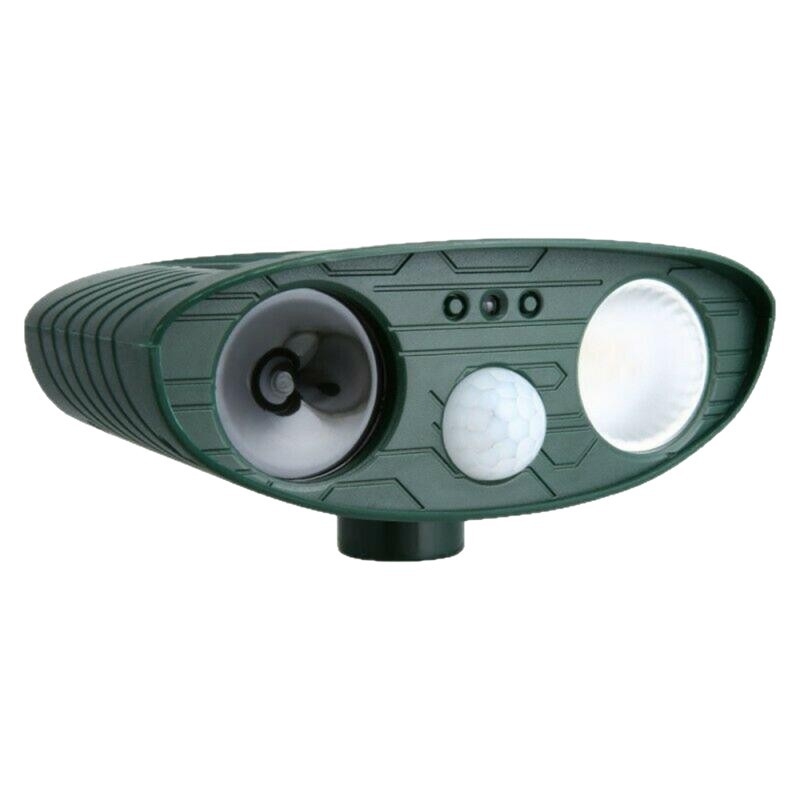 Външен ултразвуков репелент за животни, ABS корпус, водоустойчив инфрачервен сензор, модел 510-510b-511-511b, за двор и зеленчукова градина