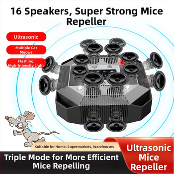 Υπερηχητικός αποδιώκτης ποντικιών ML-538/LC-909 – 5V, 6–8W, ABS περίβλημα