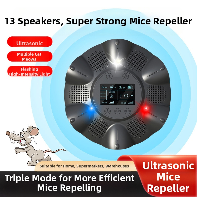 Ултразвуков репелент за мишки ML-538/LC-909 – 5V, 6–8W, ABS корпус