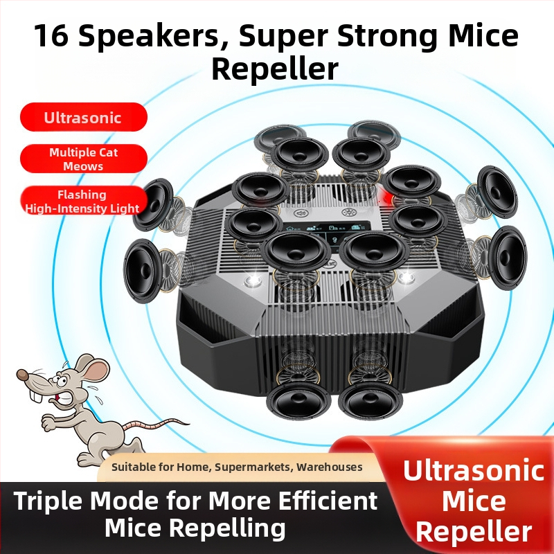 Ултразвуков репелент за мишки ML-538/LC-909 – 5V, 6–8W, ABS корпус