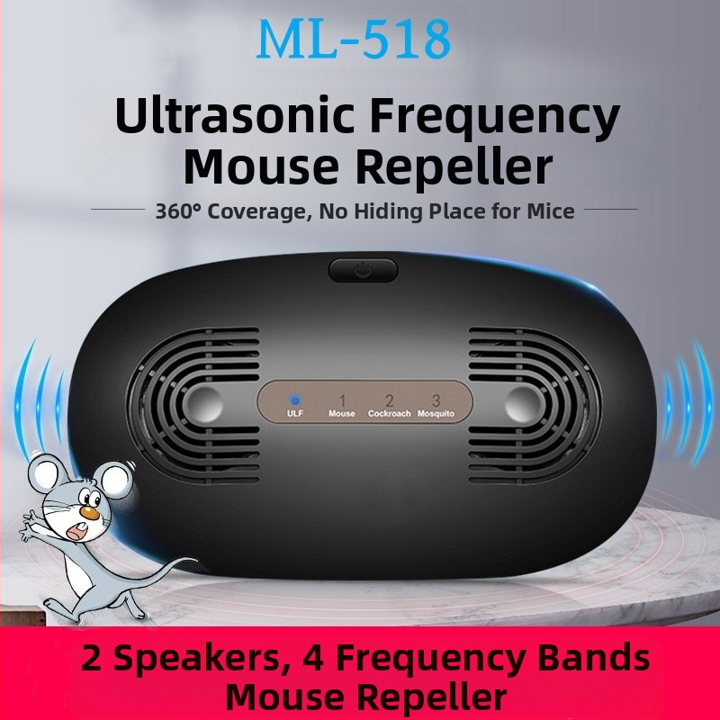 Ултразвуков репелент за мишки ML-538/LC-909 – 5V, 6–8W, ABS корпус