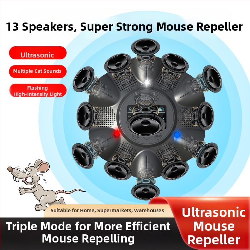 Ултразвуков репелент за мишки ML-538/LC-909 – 5V, 6–8W, ABS корпус
