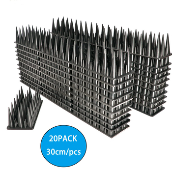Пластмасови шипове за защита срещу птици, модел MZK019-30, PP, анти-крадба, анти-изкачване, анти-птици и анти-котки, за балкон/веранда, марка MZK