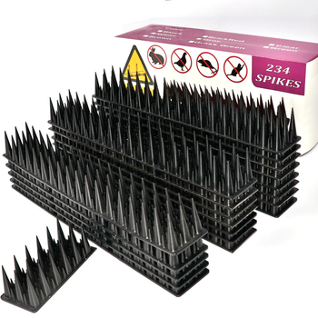 Пластмасови шипове за защита срещу птици, модел MZK019-30, PP, анти-крадба, анти-изкачване, анти-птици и анти-котки, за балкон/веранда, марка MZK