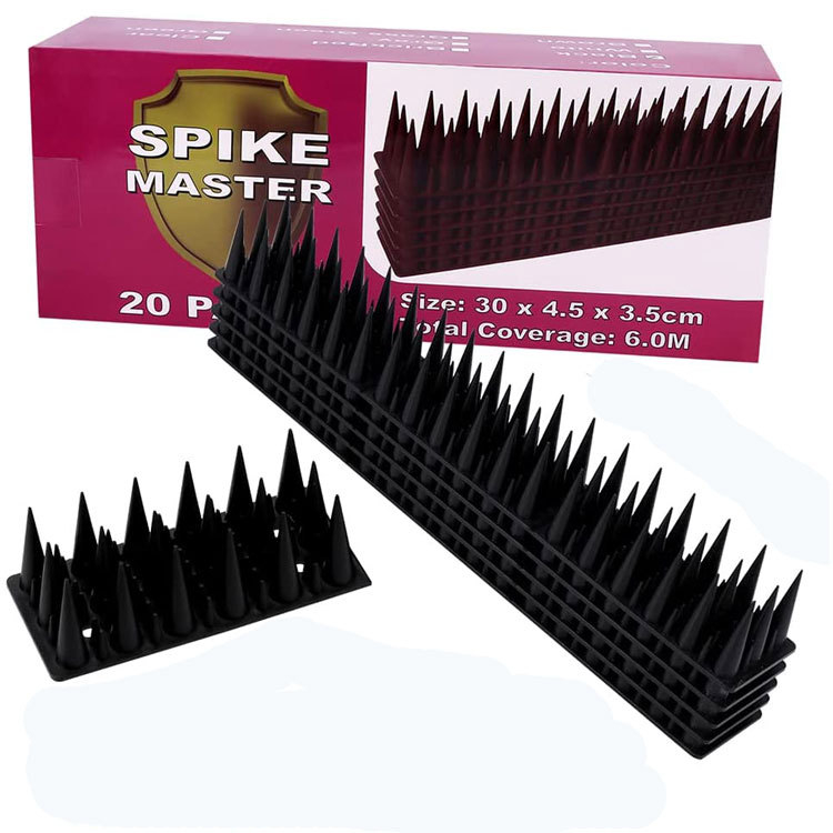 Пластмасови шипове за защита срещу птици, модел MZK019-30, PP, анти-крадба, анти-изкачване, анти-птици и анти-котки, за балкон/веранда, марка MZK