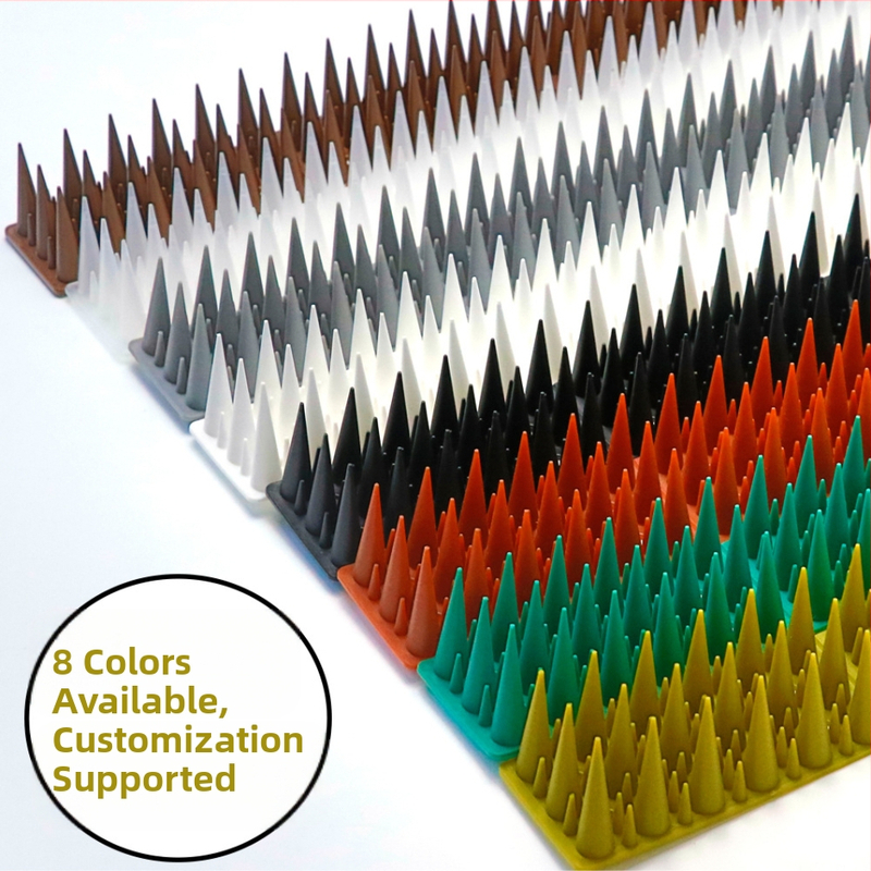 Пластмасови шипове за защита срещу птици, модел MZK019-30, PP, анти-крадба, анти-изкачване, анти-птици и анти-котки, за балкон/веранда, марка MZK