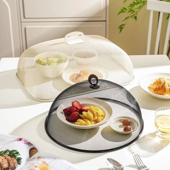 Nerūdijančio plieno maisto dangtis virtuvei — daugifunkcinis dangtis su pakabiniu kabliu, modernus minimalistinis dizainas, kilmė: Yongkang, išleistas 2024 m.