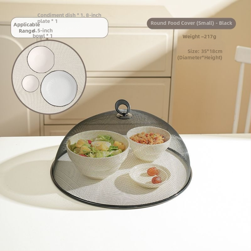 Nerūdijančio plieno maisto dangtis virtuvei — daugifunkcinis dangtis su pakabiniu kabliu, modernus minimalistinis dizainas, kilmė: Yongkang, išleistas 2024 m.
