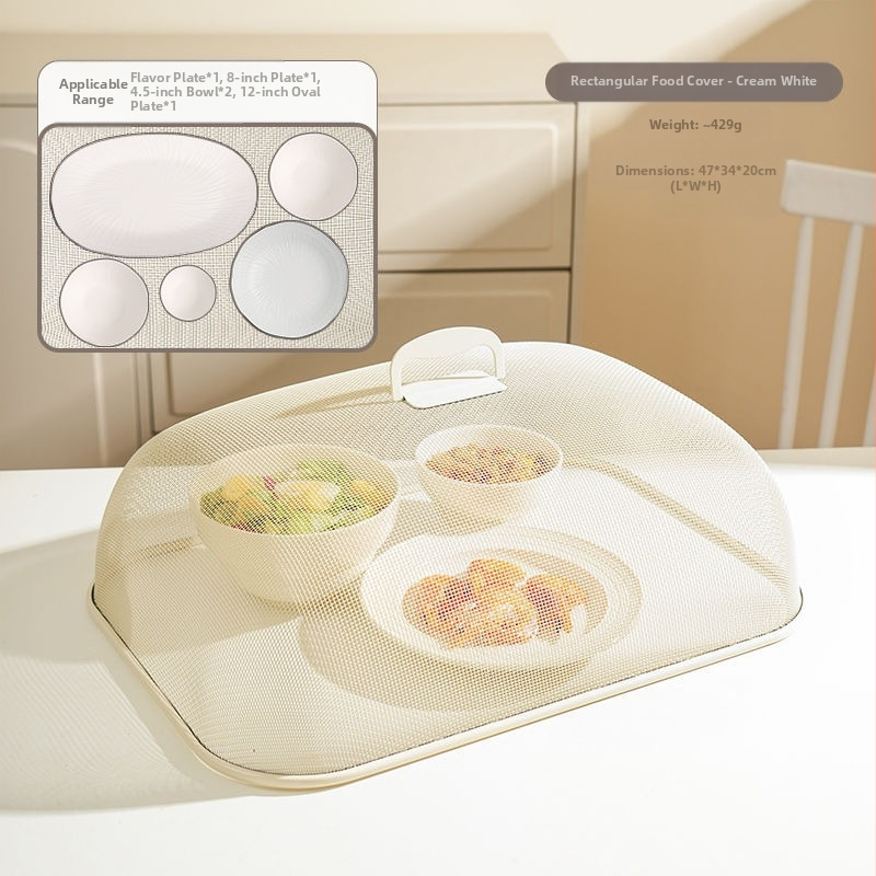 Nerūdijančio plieno maisto dangtis virtuvei — daugifunkcinis dangtis su pakabiniu kabliu, modernus minimalistinis dizainas, kilmė: Yongkang, išleistas 2024 m.