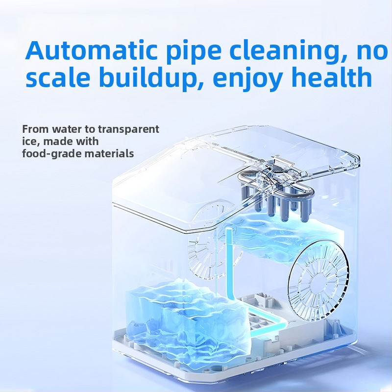 Домашна машина за лед, модел HZB-16M, 220V, 110W, 50Hz, капацитет 1.3 л