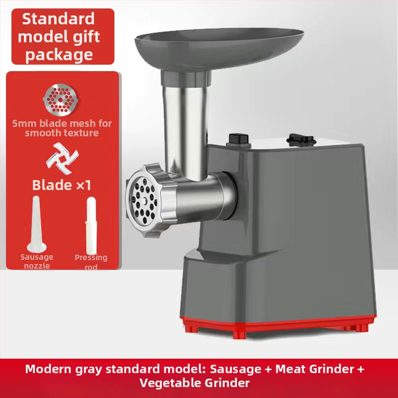 Електрическа мултифункционална месомелачка, неръждаема стомана, капацитет 3 л+, раздробяване и нарязване, дистанционно управление, над 40 000 об./мин