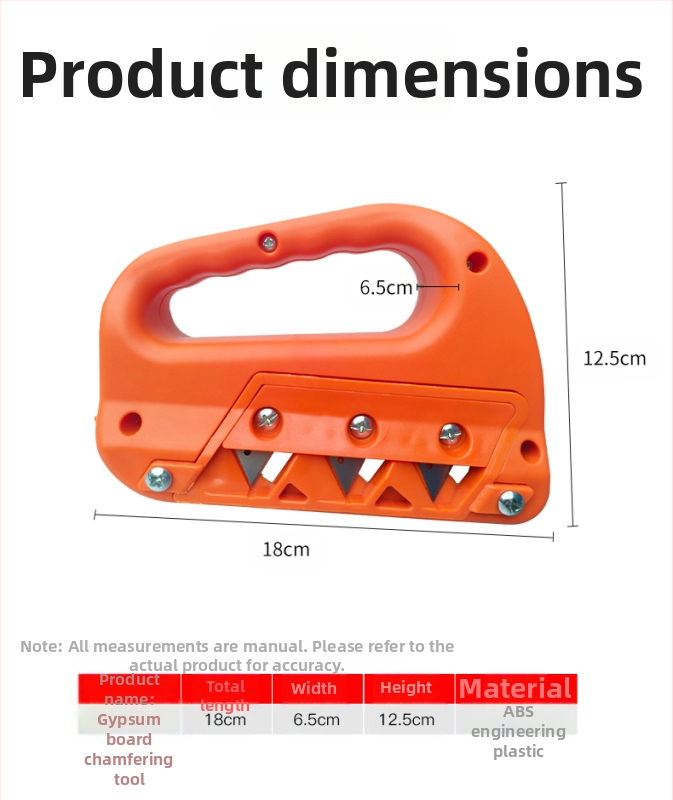 Гипсокартон V-образен кантър инструмент: 45°/60°, 3-остриета, мултиъгълно обработване, 20 оригинални ножове