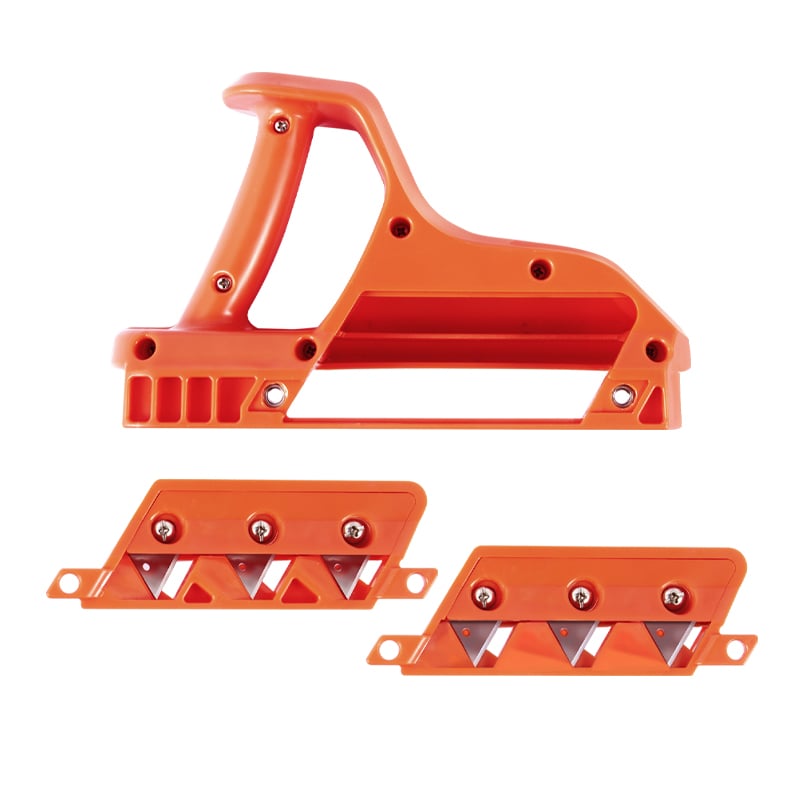 Гипсокартон V-образен кантър инструмент: 45°/60°, 3-остриета, мултиъгълно обработване, 20 оригинални ножове