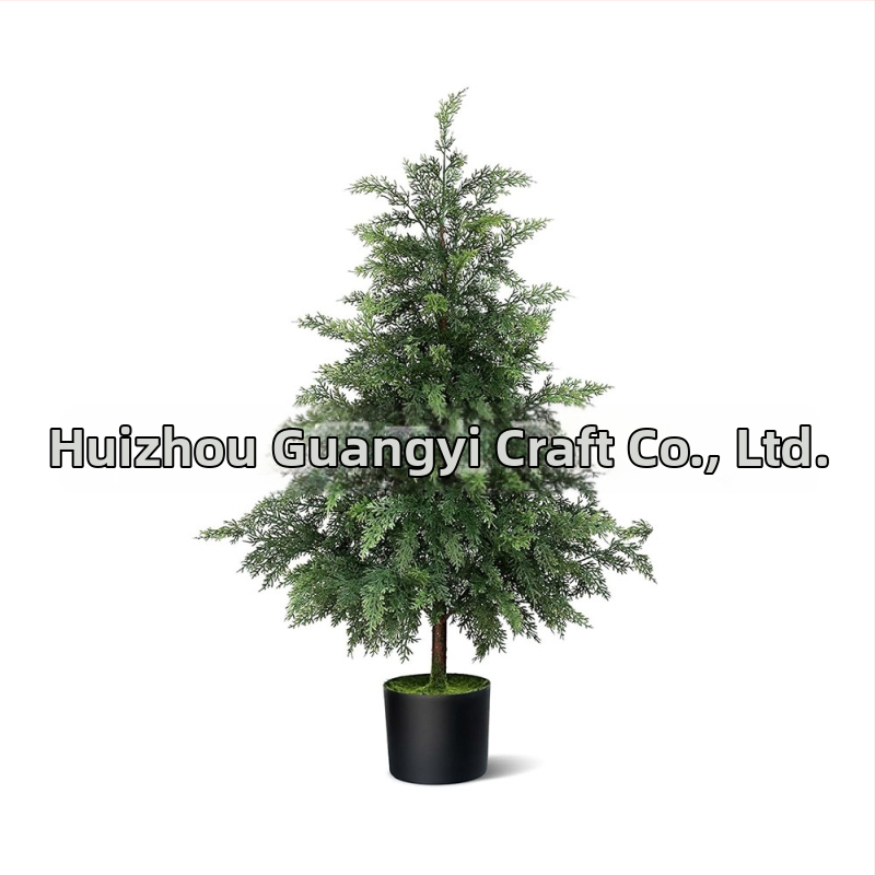 Xinxi Soft PVC Бонсай украса — Изкуствено растение с кедрови листа, Variety 18328127424; Производство: инжекционно формоване, леене и 3D печат