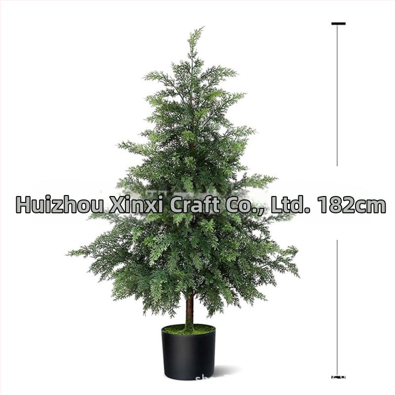 Xinxi Minkštas PVC Bonsai papuošalas — Netikras augalas su kedro lapomis, Įvairovė 18328127424; Gamyba: įpurškimo formavimas, liejimas, 3D spausdinimas