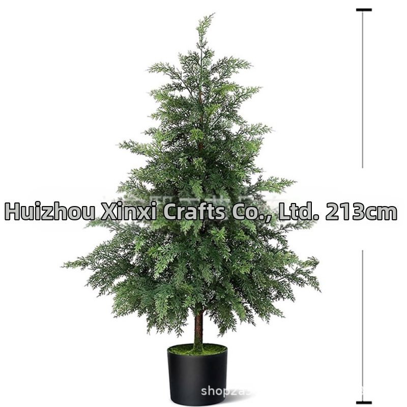 Xinxi Minkštas PVC Bonsai papuošalas — Netikras augalas su kedro lapomis, Įvairovė 18328127424; Gamyba: įpurškimo formavimas, liejimas, 3D spausdinimas