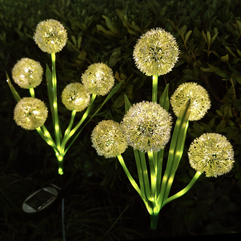 LED κήπου επίγειο φως με 5 κεφαλές / 3 κεφαλές / μία κεφαλή, μοντέλο ME3042, ανοξείδωτο ατσάλι, IP65, 0,3W, συνεχές φωτισμό 6–12 ωρών