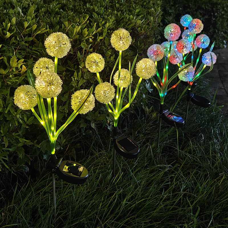 LED κήπου επίγειο φως με 5 κεφαλές / 3 κεφαλές / μία κεφαλή, μοντέλο ME3042, ανοξείδωτο ατσάλι, IP65, 0,3W, συνεχές φωτισμό 6–12 ωρών