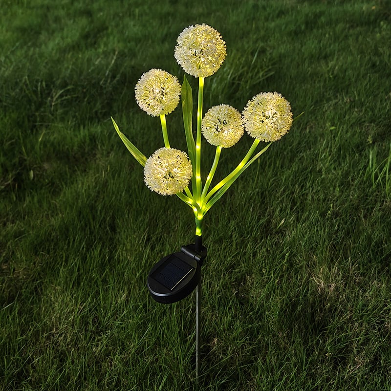 LED κήπου επίγειο φως με 5 κεφαλές / 3 κεφαλές / μία κεφαλή, μοντέλο ME3042, ανοξείδωτο ατσάλι, IP65, 0,3W, συνεχές φωτισμό 6–12 ωρών