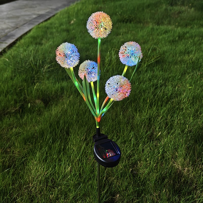 LED κήπου επίγειο φως με 5 κεφαλές / 3 κεφαλές / μία κεφαλή, μοντέλο ME3042, ανοξείδωτο ατσάλι, IP65, 0,3W, συνεχές φωτισμό 6–12 ωρών