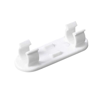 Kábelrendező klip, fúrás nélkül, öntapadós, falra szerelhető (Anyag: műanyag; Stílus: egyéb; Importált: Nem; Kategória: Egyéb rendező és porvédelmi felszerelés)