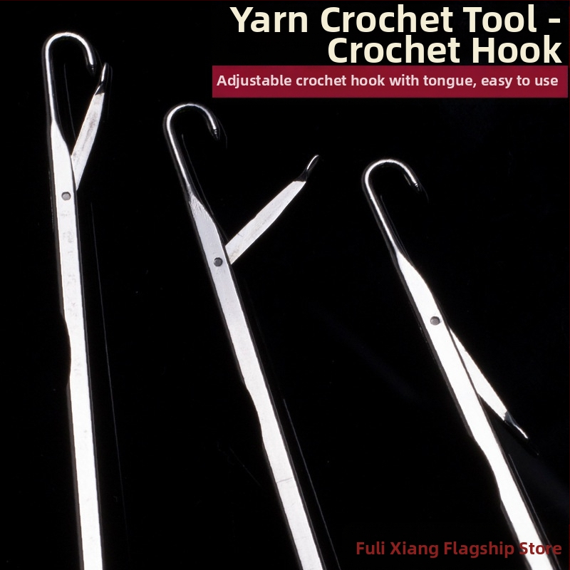 Mezgimo adata su liežuviu, ilga mezgimo adata trikotažo drabužių ir batų padai taisymui – namų naudojimui