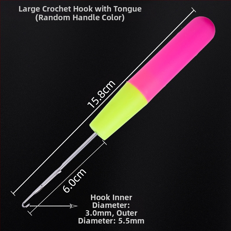 Mezgimo adata su liežuviu, ilga mezgimo adata trikotažo drabužių ir batų padai taisymui – namų naudojimui