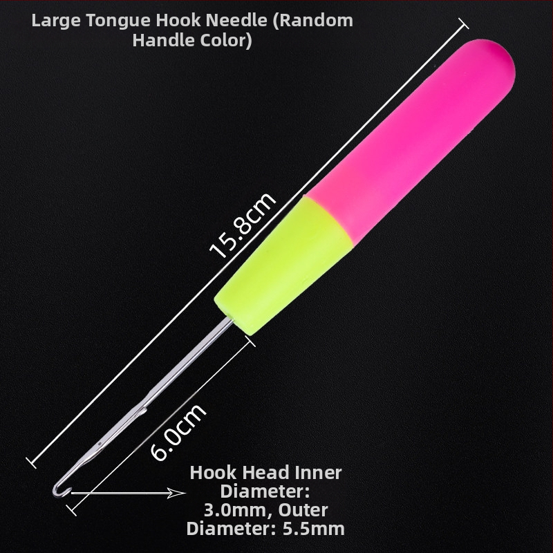 Mezgimo adata su liežuviu, ilga mezgimo adata trikotažo drabužių ir batų padai taisymui – namų naudojimui