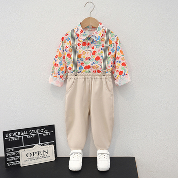 Παιδικό σετ δύο τεμαχίων από πολυεστέρα για αγόρια, με ριγέ ή καμουφλάζ σχέδιο, μακριά μανίκια και παντελόνι, άνοιξη-φθινόπωρο casual στυλ