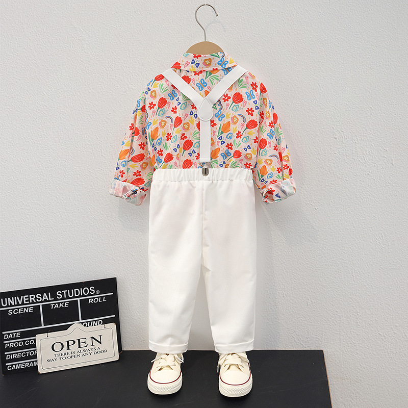 Детски двукомпонентен костюм от полиестер за момчета, модел райета или камуфлаж, дълги ръкави и панталони, пролетно-есен стил