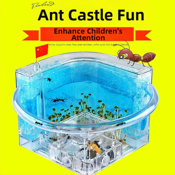 Ант ферма за наблюдение с хранилка, база за вила и дизайн на замък (Произход: Друг; Внос: Не; Приложимо за: Други; Марка: Други)