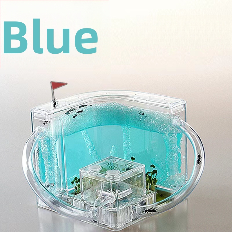 Ант ферма за наблюдение с хранилка, база за вила и дизайн на замък (Произход: Друг; Внос: Не; Приложимо за: Други; Марка: Други)