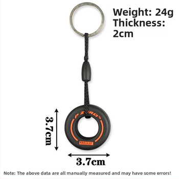 Κλειδοθήκη σε σχήμα ελαστικού | δημιουργικό PVC υλικό, κολιέ κλειδιών αυτοκινήτου | μοντέρνο μινιμαλιστικό στυλ, δώρο για ζευγάρια και φίλους