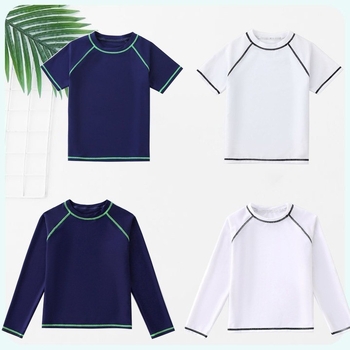 Gyerekeknek split fürdőruha, UPF50+ napvédelmi, gyorsan száradó, poliészter 85% + 100% poliészter bélés, 200 g/m2, 4–16 éveseknek