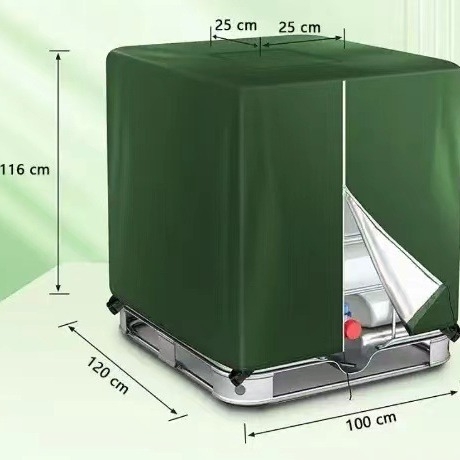 Κάλυμμα IBC Δεξαμενής για εξωτερικούς χώρους, αδιάβροχο, προστασία από ήλιο και σκόνη, ύφασμα Oxford, προσαρμοστικό