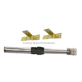 Στήριξη για τροχόσπιτο με μετακινούμενο χώρο αποθήκευσης, μοντέλο καναπέ και κινητό τραπεζάκι φαγητού με τηλεσκοπικό κυκλικό σωλήνα και ρυθμιόμενα πόδια