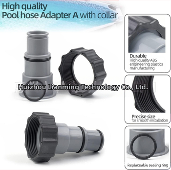 Σετ προσαρμογέα σωλήνα πισίνας με σφιγκτήρα και φλάντζα για Intex σύνδεση με σπείρωμα, μοντέλο 0000525, πλαστικό