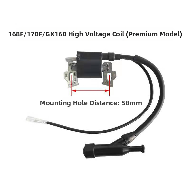 Zapalna zavojnica za motore 168F/170F/188F/190F — kompatibilna s benzinskim generatorom 2–8 kW, pumpom vode za kultivator, visokotlačni komplet