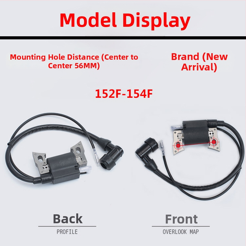 Zapalna zavojnica za motore 168F/170F/188F/190F — kompatibilna s benzinskim generatorom 2–8 kW, pumpom vode za kultivator, visokotlačni komplet