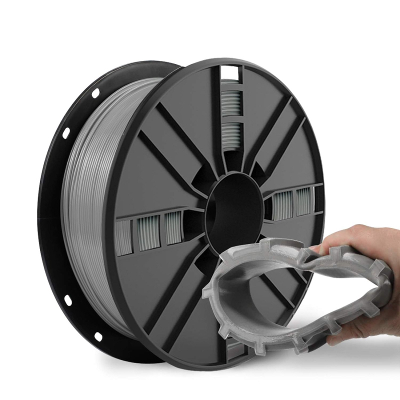 TPU 95A гъвкав филамент за 3D принтери, кръгло сечение, дискова форма, плътност 1.10-1.25 g/cm³, 1 кг
