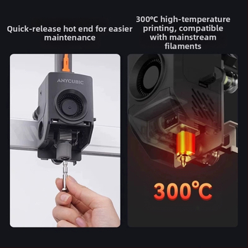 3D принтер аксесоари - керамичен нагревателен блок за гореща глава, интегриран дизайн и накрайник от закалена стомана за Z-view cube Kobra3Max