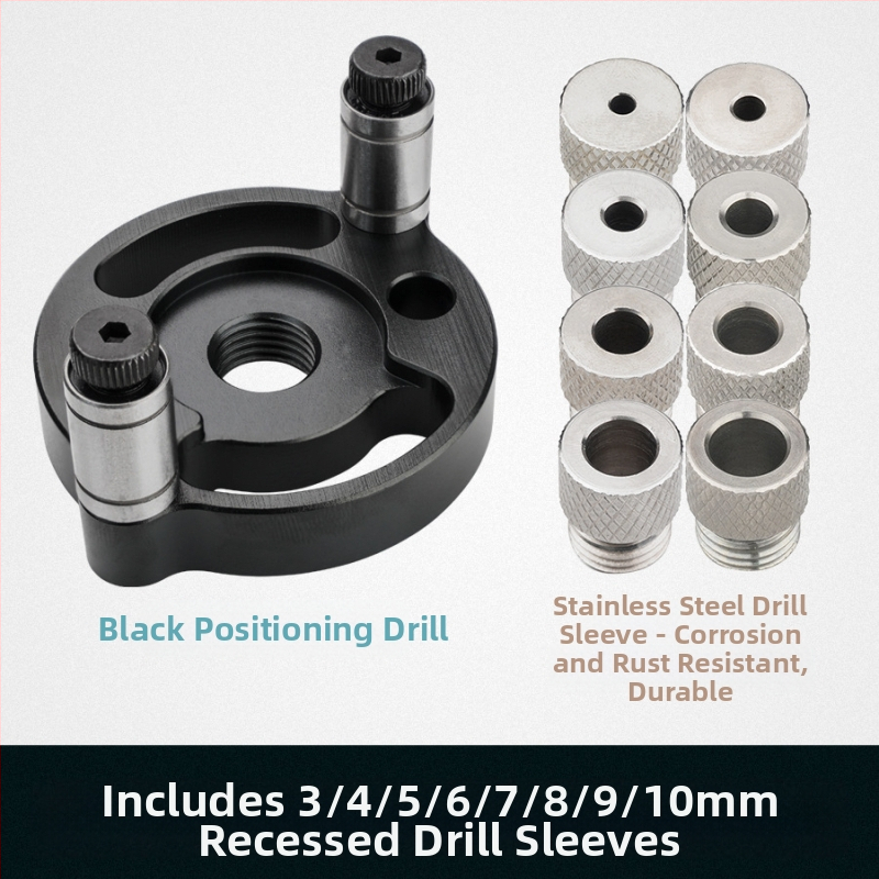 DARE vienkāršs caurumu pozicionēšanas rīks koksnei — adaptīvs centra caurumu marķieris, saderīgs ar 6/8/10 tērauda vai nerūsējošā tērauda uzgaļiem; svars 0,14 kg