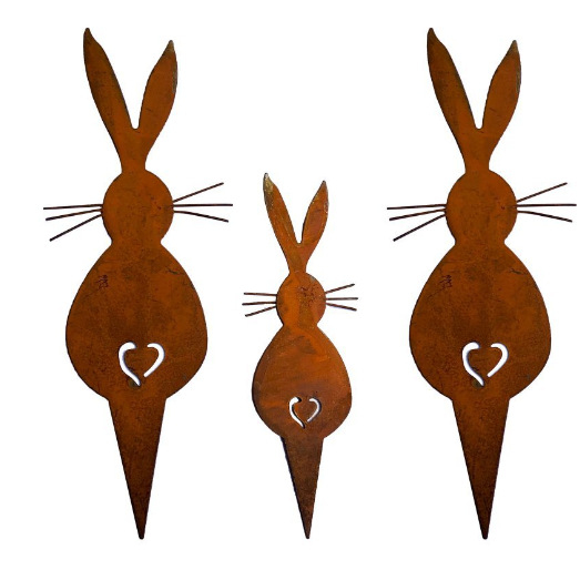 Kovácsoltvas kertdísz modern minimalist stílussal, virágtartó betéttel