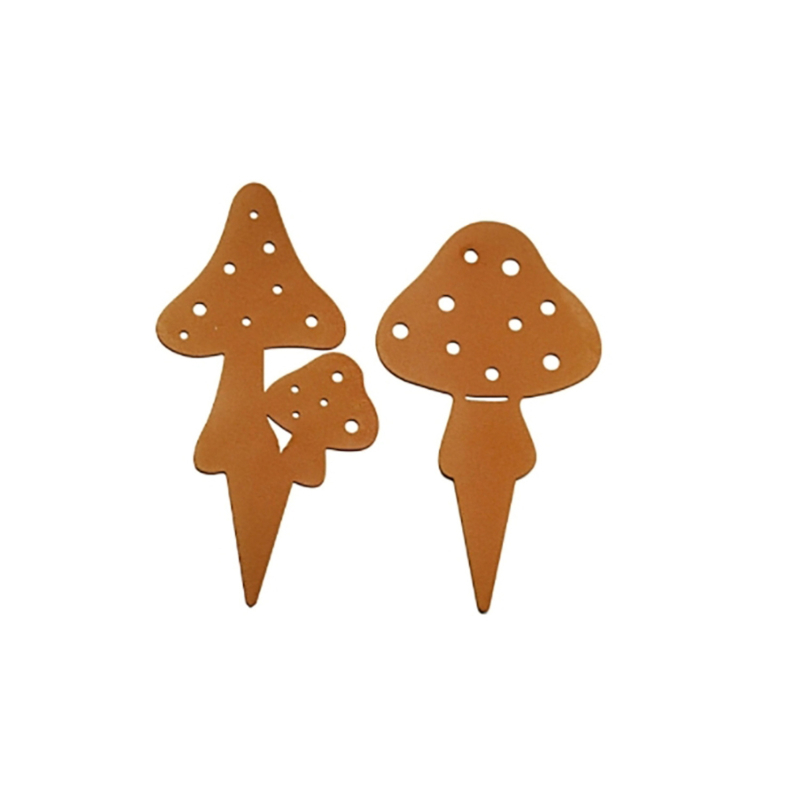 Vas kertdísz pillangó függővel, virágtartóba bedugható rész, nyúl és sün sziluett; félkézi és félig mechanikus kivitel