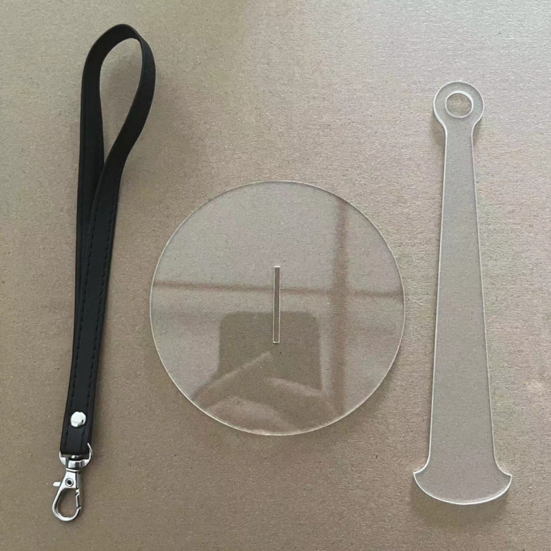 Преносим държач за прежда за китката с кожена гривна и въртяща се стойка за топки прежда (Материал: акрилно дърво; Марка: On the dragon; Подходящ за подарък: сватба, рожден ден, фестивал, нов дом; Без печат на лого)