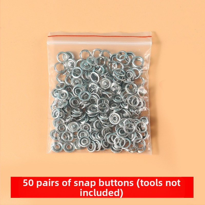 Penkių nagų spaudos diegimo rinkinys - rankinės presavimo replės be siuvimo - kasdienėms kelnioms - daugiafunkcinė paslėpta sagtis