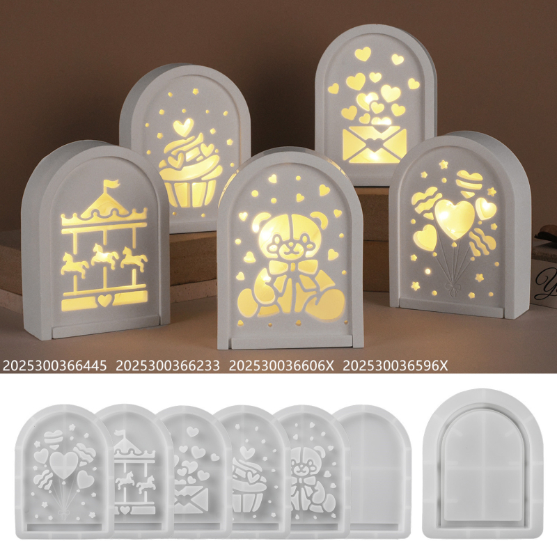 Szilikon tortaforma, négyzetes, 3D medve sziluett, modern minimalista stílus