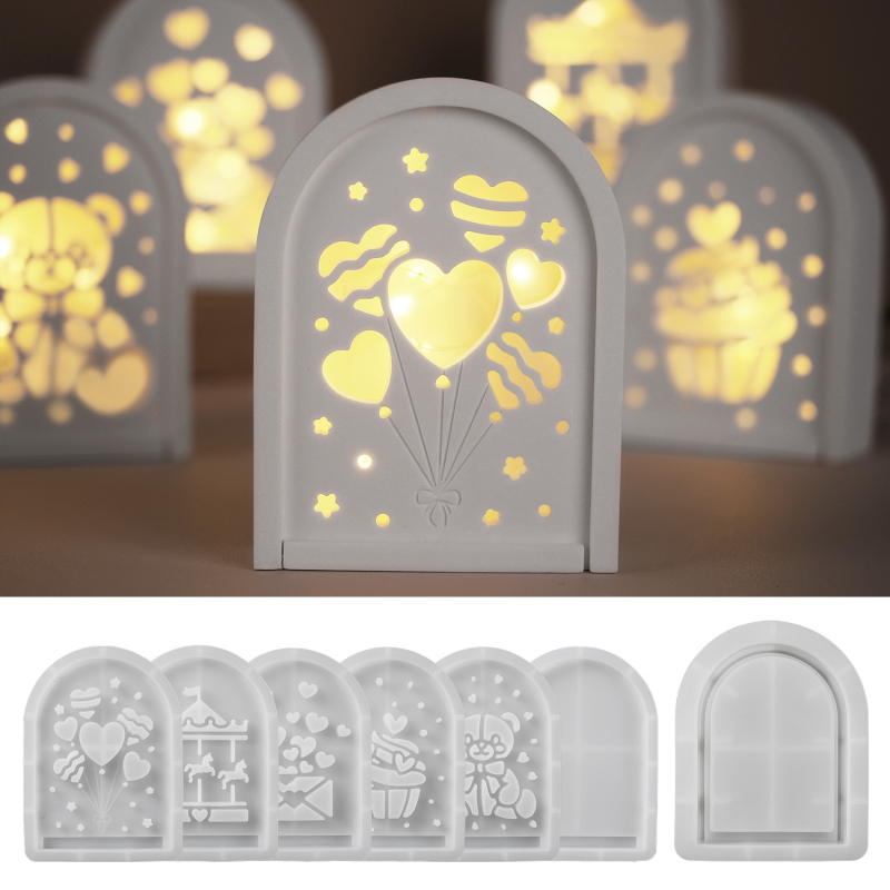 Szilikon tortaforma, négyzetes, 3D medve sziluett, modern minimalista stílus