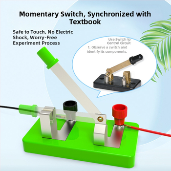 Liuxin Комплект за научни експерименти за четвърти клас — физика и електричество, прости вериги (серия и паралелно), обучително пособие